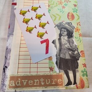 Handmade Adventure Themed Junk Journal New DIY OOAK Mixed Media Diary Notebook